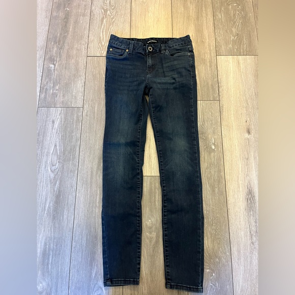 Black Diamond Dark Was Skinny Jeans Forged Denim Sz 4 - Picture 1 of 9